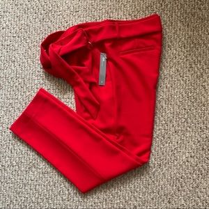 NWT Red LOFT Tie Waist Marissa Dress Pants